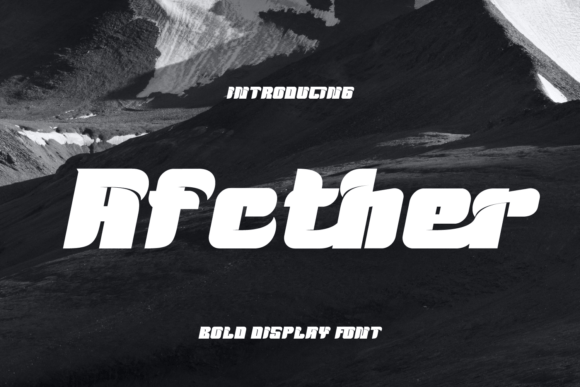 Aftcher: A Bold Display Typeface for Editorial Impact
