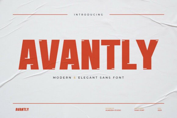 Avantly: A High-Fashion Sans-Serif for Modern Branding