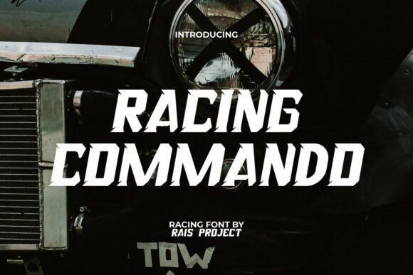Boost Your Campaign with Racing Commando: A Bold Display Font