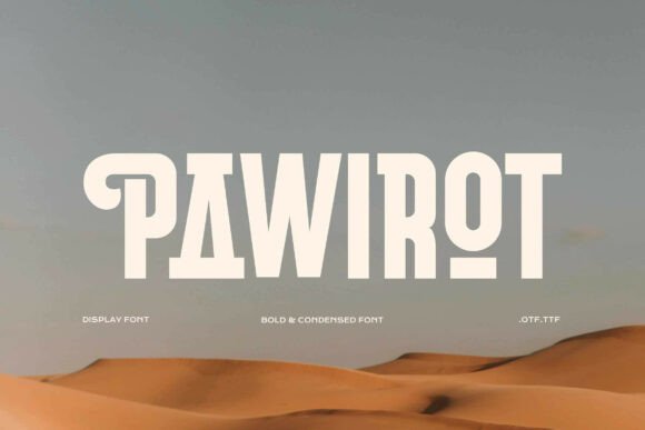 Boost Your Campaigns with Pawirot, the Bold Display Font