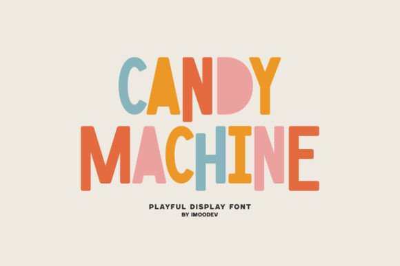 Candy Machine: A Playful Display Font for Web Design