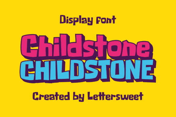 Childstone: A Bold and Playful Display Font for Marketers