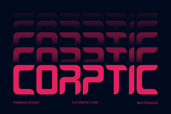 Corptic: A Futuristic Display Font for Bold Editorial Design