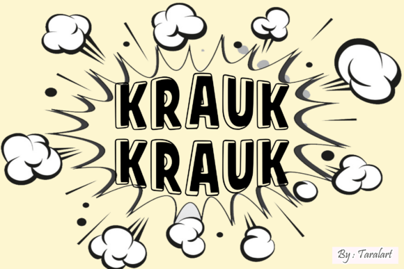 Discovering Kraukkrauk Regular: A Whimsical Font for Creative Projects