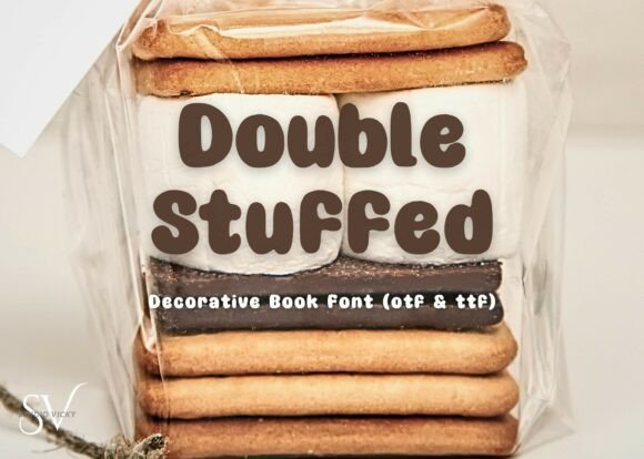 Double Stuffed: A Bold and Playful Font for Editorial Design
