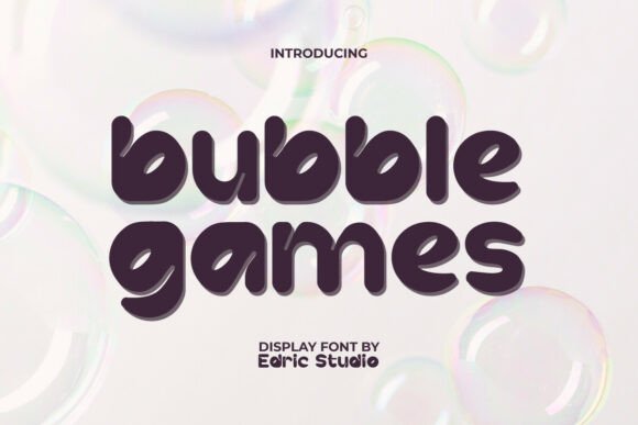 Enhance Your Brand with Bubble Games Font