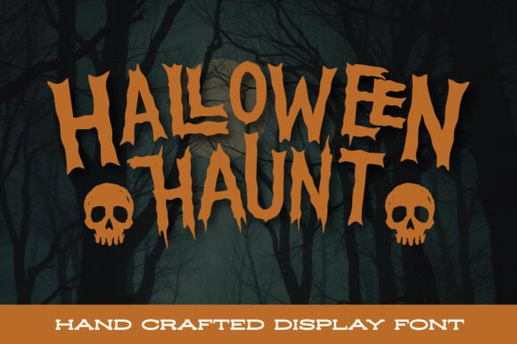 Halloweenhaunt: A Spooky and Chilling Display Font