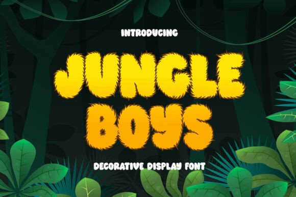 Jungle Boys: A Bold Display Font for Vibrant Web Designs