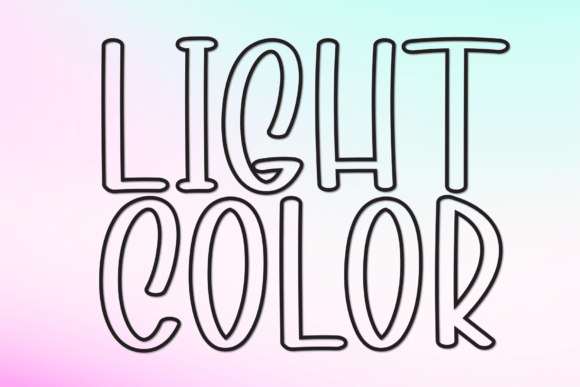 Light Color: A Charming Display Font for Editorial Flair
