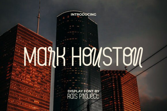 Markhouston: A Stylish Duo Font for Creative Makers