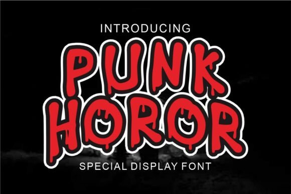 Punk Horror: A Bold Display Font for Creative Web Design
