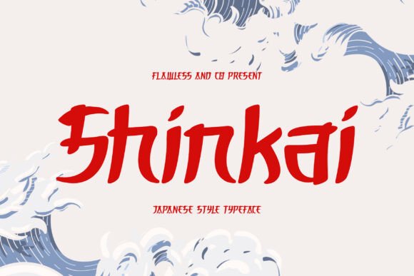 Shinkai: A Bold Japanese-Style Font for Creative Branding