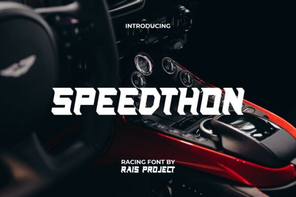 Speedthon: A Bold Font for Your Brand's Visual Edge