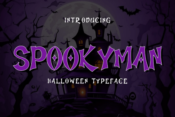 Spookyman: A Hauntingly Creative Display Font