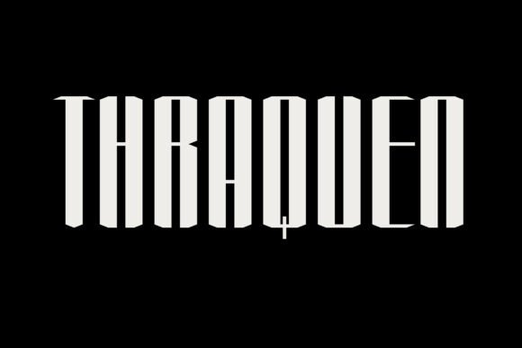 Thraquen: A Sleek Display Font for Modern Editorial Design