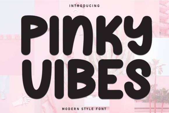Transform Your Brand with Pinky Vibes: A Charming Display Font