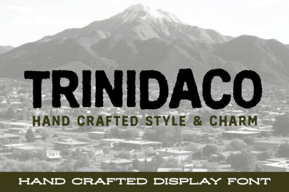 Trinidaco: A Bold, Hand-Rendered Font for Crafters