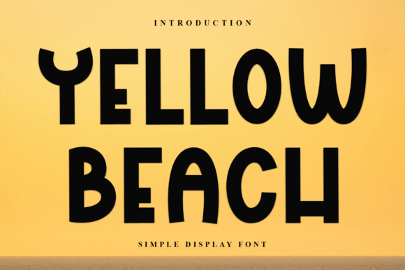 Yellow Beach: A Versatile Font for Eye-Catching Campaigns